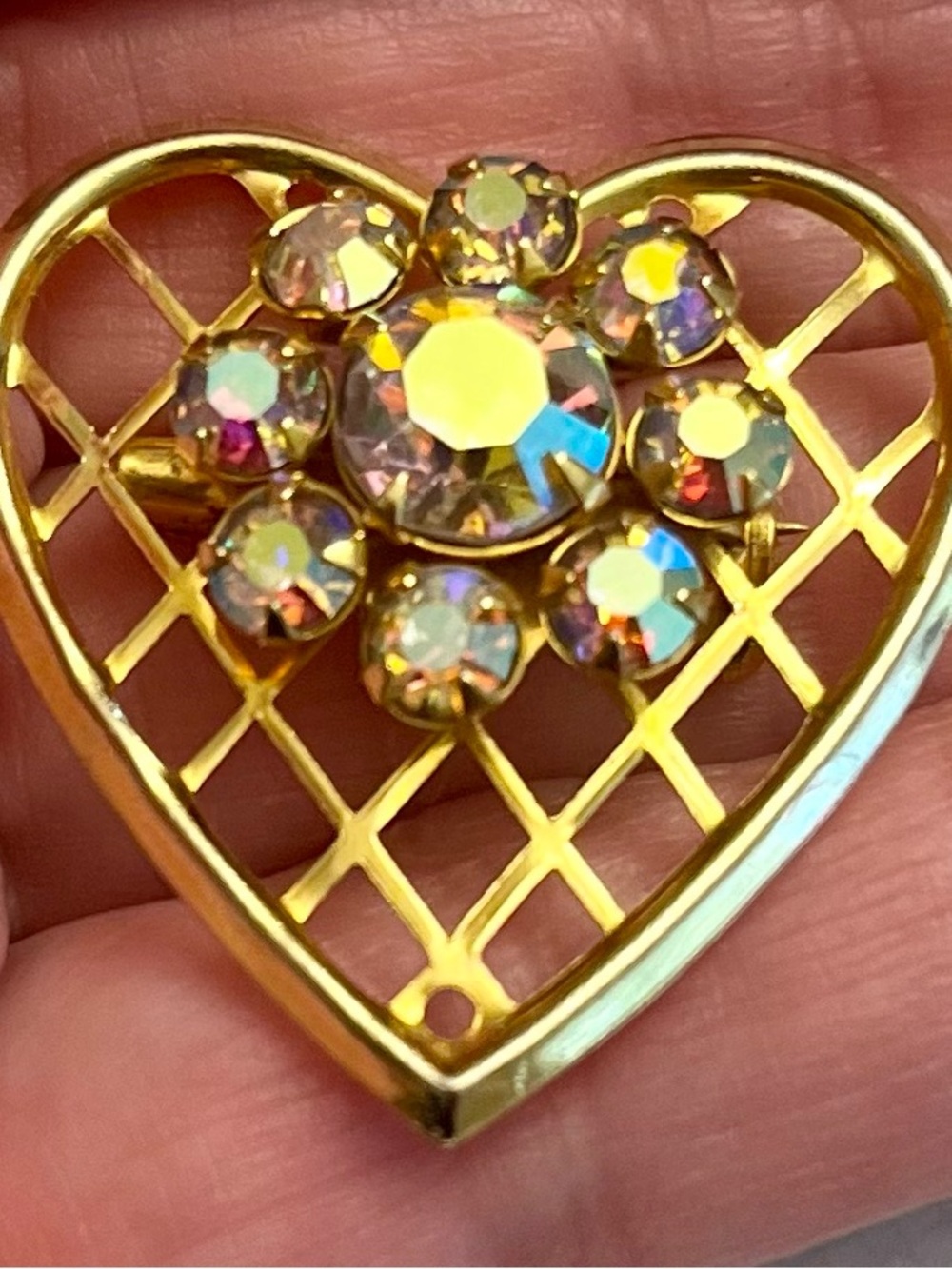 Vintage AB brooch